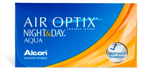 Air Optix Night and Day Aqua 6 Pack box front