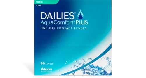 Dailies Aqua Comfort Plus Toric 90pk box front