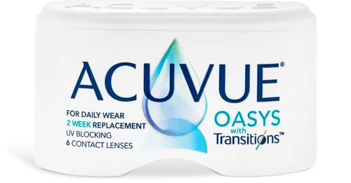 Acuvue Oasys with Transitions 6pk box front