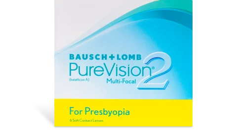 PureVision 2 for Presbyopia 6 Pack box front