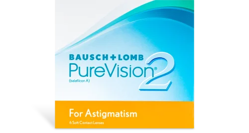 PureVision 2 for Astigmatism 6 Pack box front