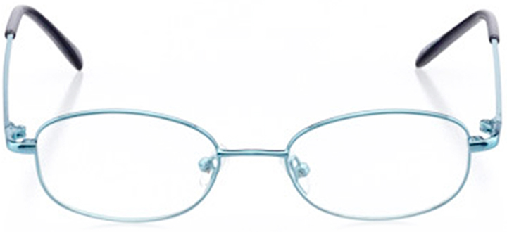 newberry: oval eyeglasses in blue - front view
