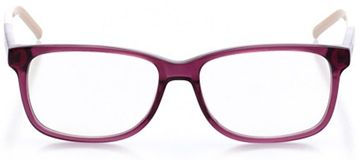 marseille: women's square eyeglasses in purple - front view