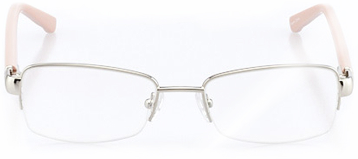 avignon: women's rectangle eyeglasses in pink - front view