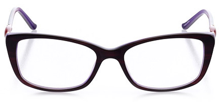 aix-en-provence: women's cat eye eyeglasses in purple - front view