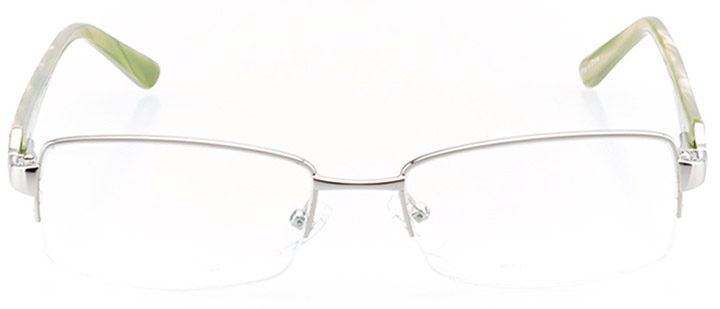 santa rosa: women's rectangle eyeglasses in green - front view