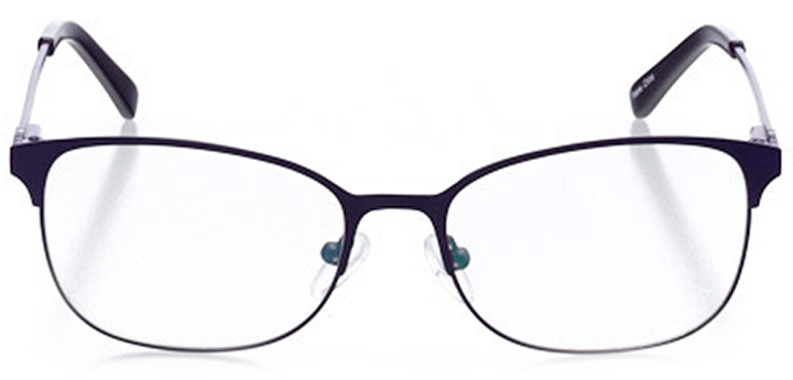 bellinzona: women's oval eyeglasses in purple - front view