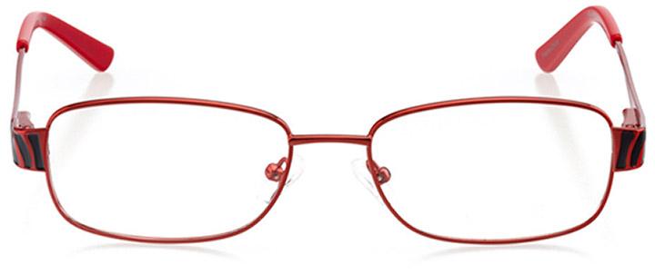 moab: women's rectangle eyeglasses in red - front view