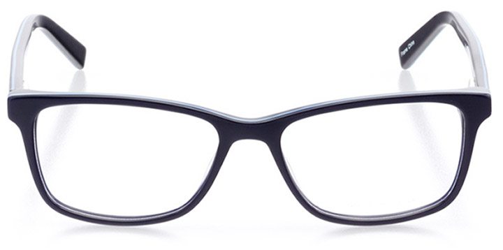 alatri: women's square eyeglasses in blue - front view