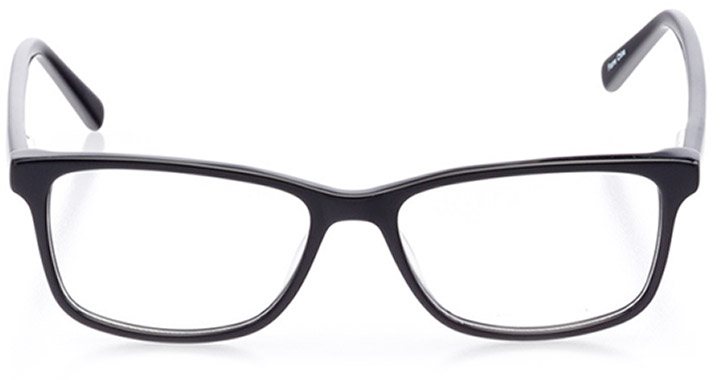 alatri: women's square eyeglasses in black - front view