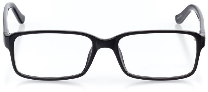 buenos aires: women's square eyeglasses in black - front view
