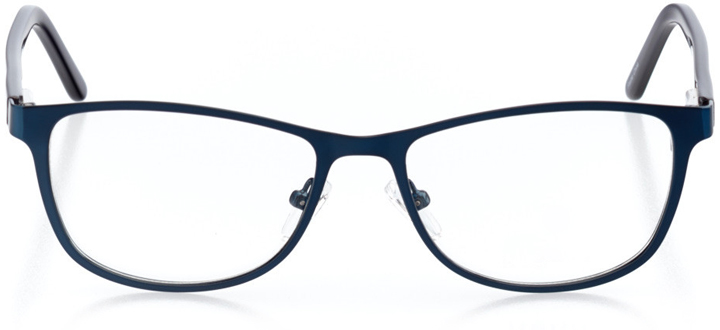 dubai: women's cat eye eyeglasses in blue - front view