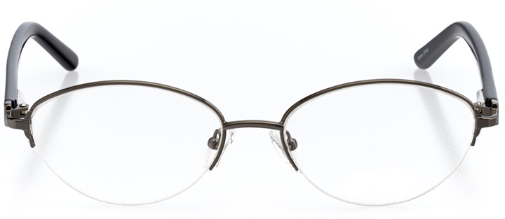 fort-de-france: women's cat eye eyeglasses in gray - front view