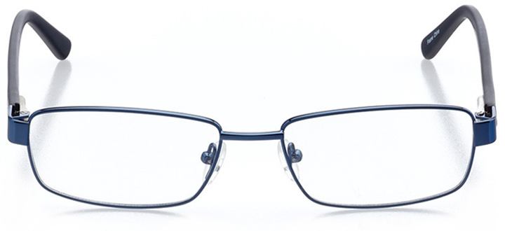 warsaw: men's rectangle eyeglasses in blue - front view