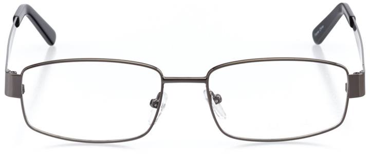 killington: men's rectangle eyeglasses in gray - front view