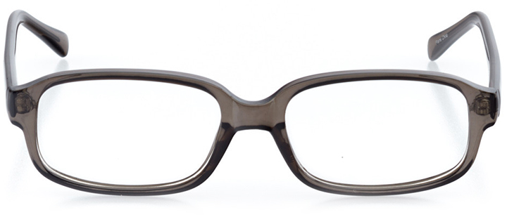 london: men's rectangle eyeglasses in gray - front view