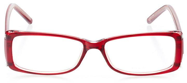 st. austell: women's rectangle eyeglasses in pink - front view