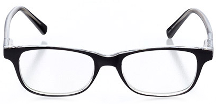 st. ives: women's rectangle eyeglasses in crystal - front view