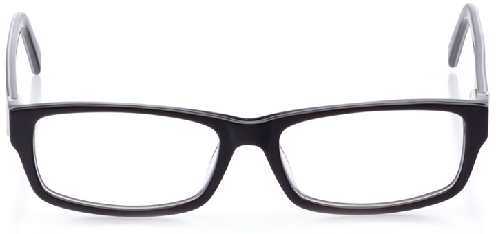 galway: men's rectangle eyeglasses in brown - front view