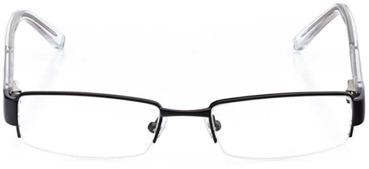 salem: boys' rectangle eyeglasses in black - front view