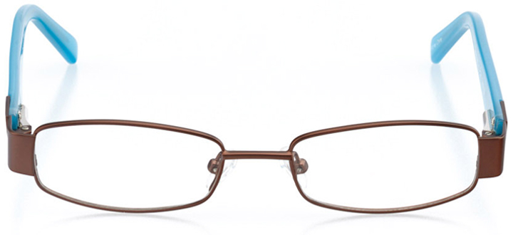 tampa: rectangle eyeglasses in blue - front view