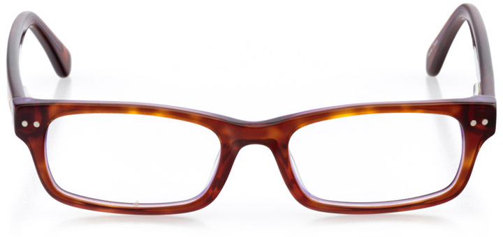 riverside: girls' rectangle eyeglasses in purple - front view