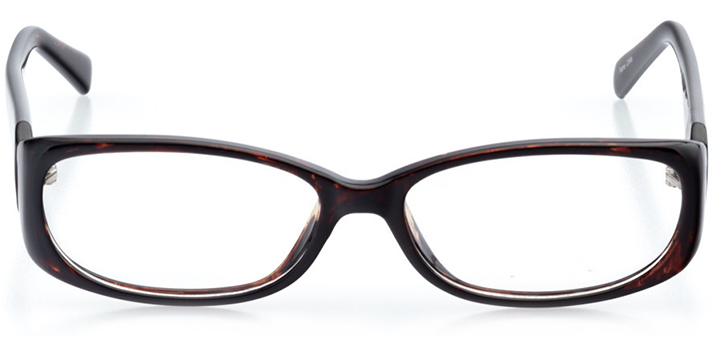 oxford: women's oval eyeglasses in tortoise - front view