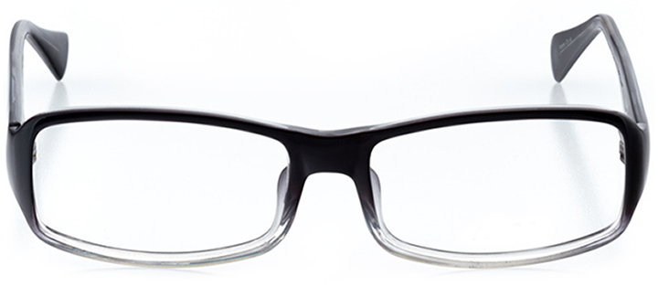 zürich: men's rectangle eyeglasses in brown - front view