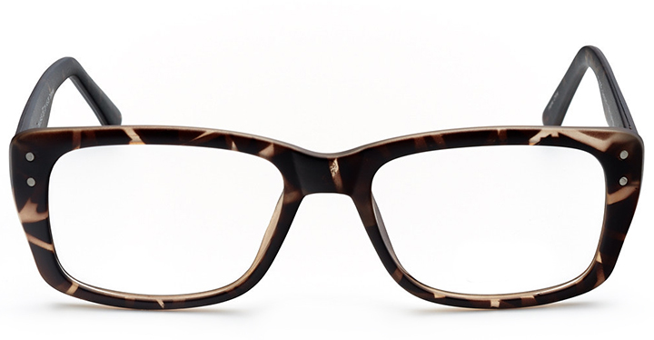 philadelphia: women's rectangle eyeglasses in tortoise - front view
