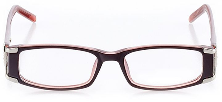 beverly hills: women's rectangle eyeglasses in red - front view
