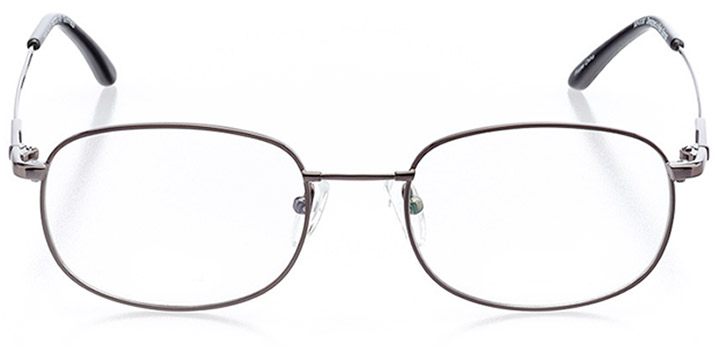 topsail: men's round eyeglasses in gray - front view