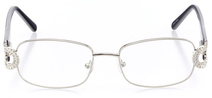 varese: women's rectangle eyeglasses in silver - front view