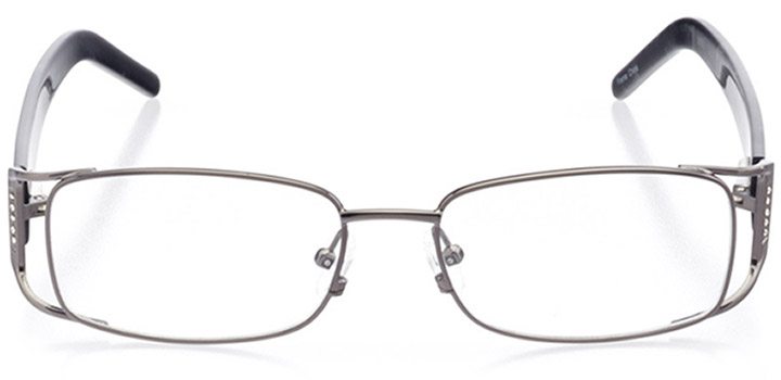 jesi: women's rectangle eyeglasses in gray - front view