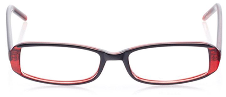 lafayette: women's rectangle eyeglasses in red - front view