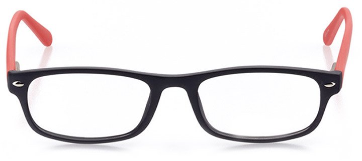 surf city: women's rectangle eyeglasses in red - front view