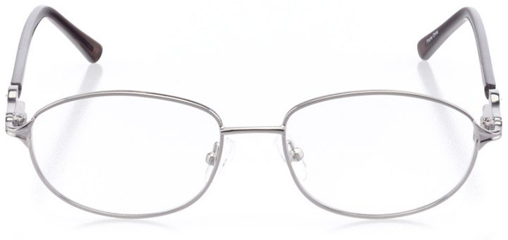 rapallo: women's oval eyeglasses in gray - front view