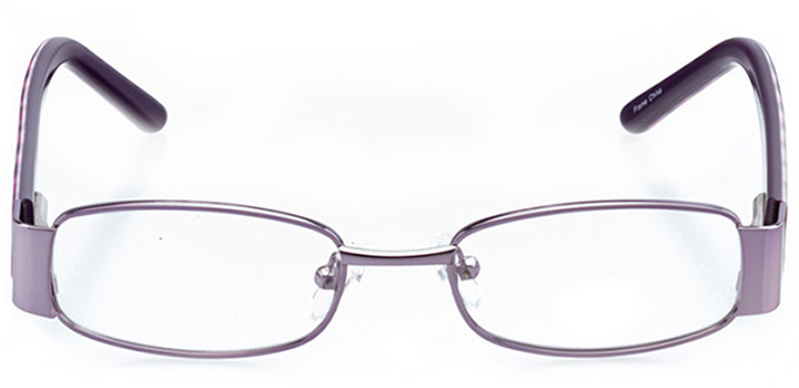 phoenix: girls' rectangle eyeglasses in purple - front view