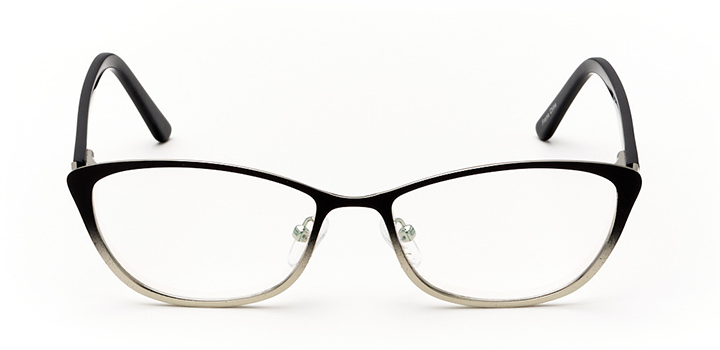 Kewanee:  eyeglasses in Black - front view