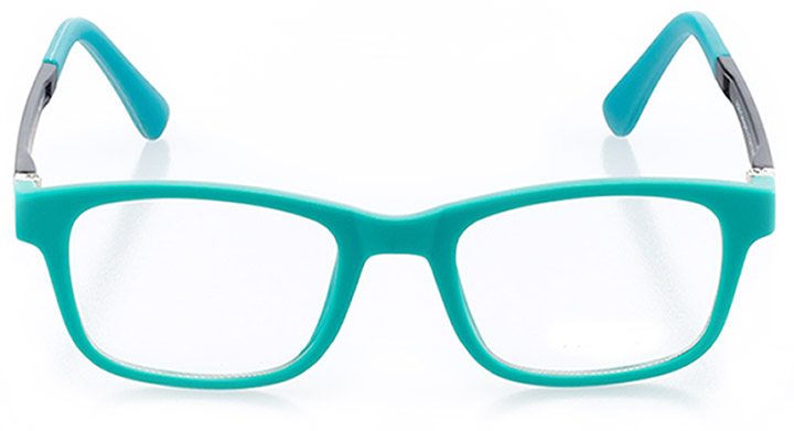 kensington: women's rectangle eyeglasses in black - front view