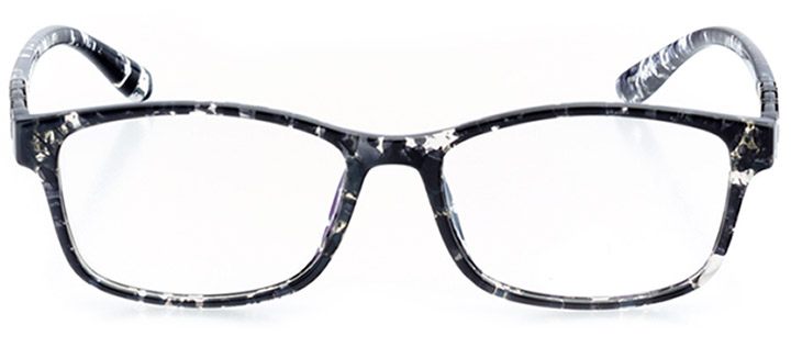 imola: women's rectangle eyeglasses in black - front view