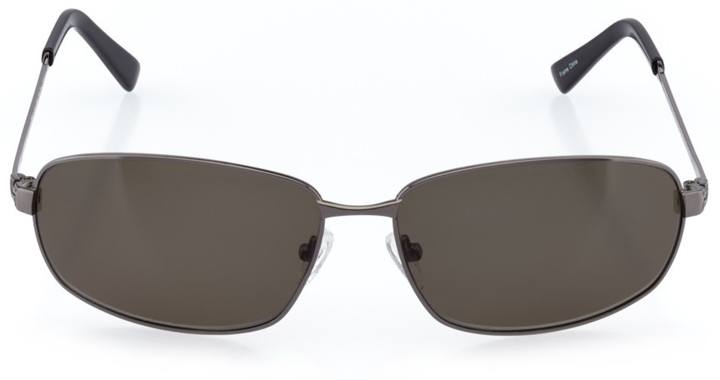 varanisi: men's rectangle sunglasses in gray - front view
