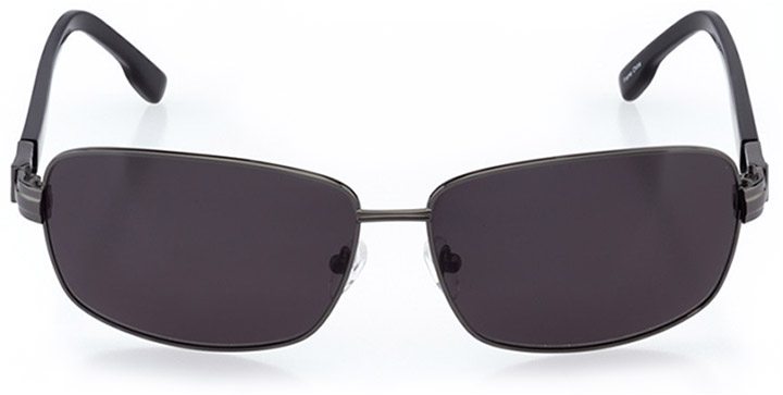 aberdeen: men's rectangle sunglasses in gray - front view