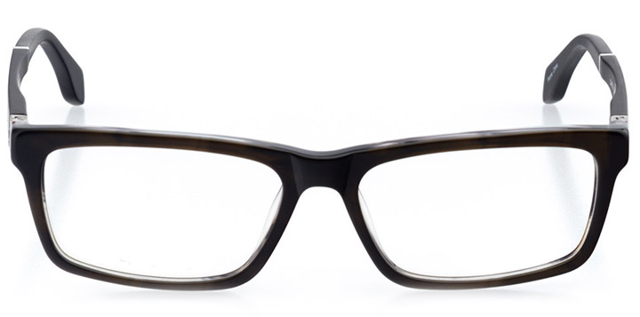 ottowa: men's rectangle eyeglasses in gray - front view
