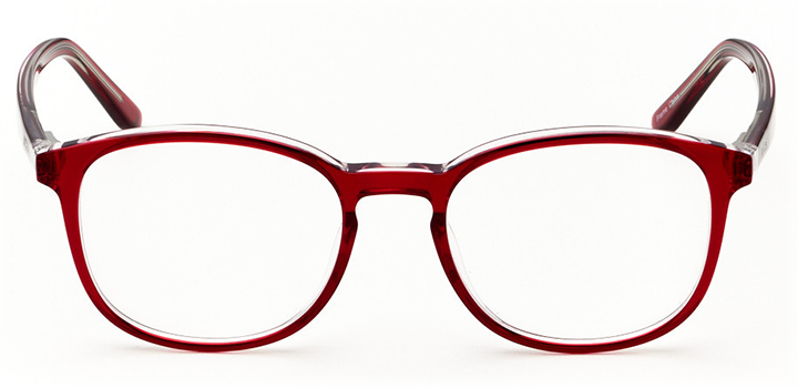 Lancaster :Rectangle Eyeglasses in Red | Stanton Optical