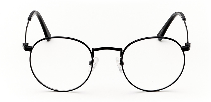 Basildon:  eyeglasses in Black - front view