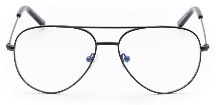 pembroke: aviator eyeglasses in gray - front view
