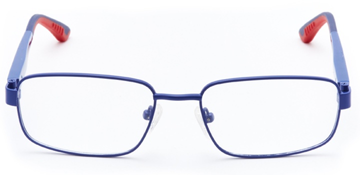thwip!: boys's rectangle eyeglasses in blue - front view