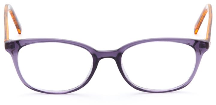 eiffel tower: women's oval eyeglasses in purple - front view
