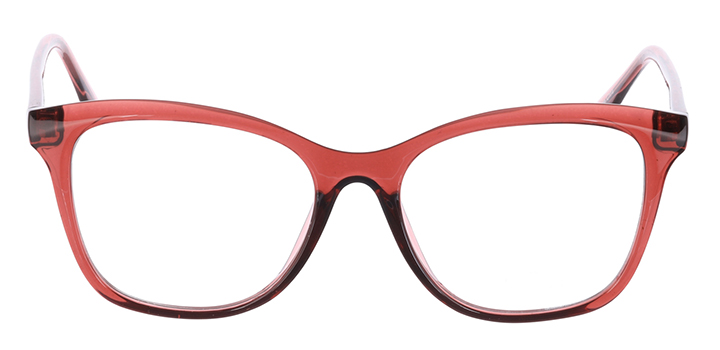 red glasses frames cat eye