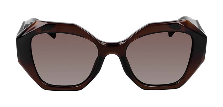 The Bimini:Square Sunglasses in Brown | My Eyelab